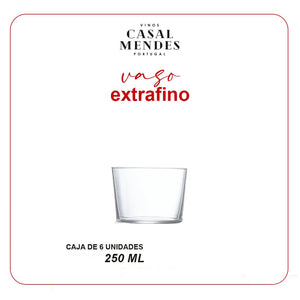 Set de 6 vasos ultrafinos de 250 ml - Elegancia y resistencia para servir tus bebidas favoritas con estilo. Perfectos para cualquier ocasión.